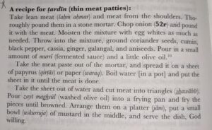 Original Recipe - Annals of the Caliph's Kitchens
